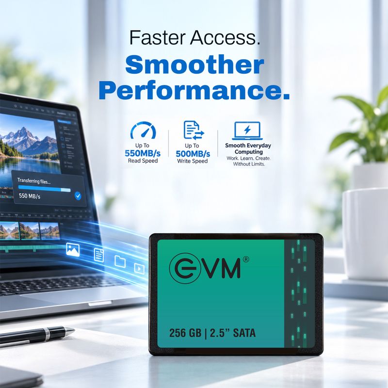 EVM EVM25 256GB Black SATA SSD - Image 4
