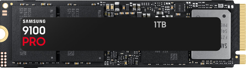 Samsung 9100 Pro 1 TB Desktop Black PCIe NVMe Internal Solid State Drive (SSD) (MZ -VAP1T0BW) Interface: PCIe NVMe, Form Factor: M.2