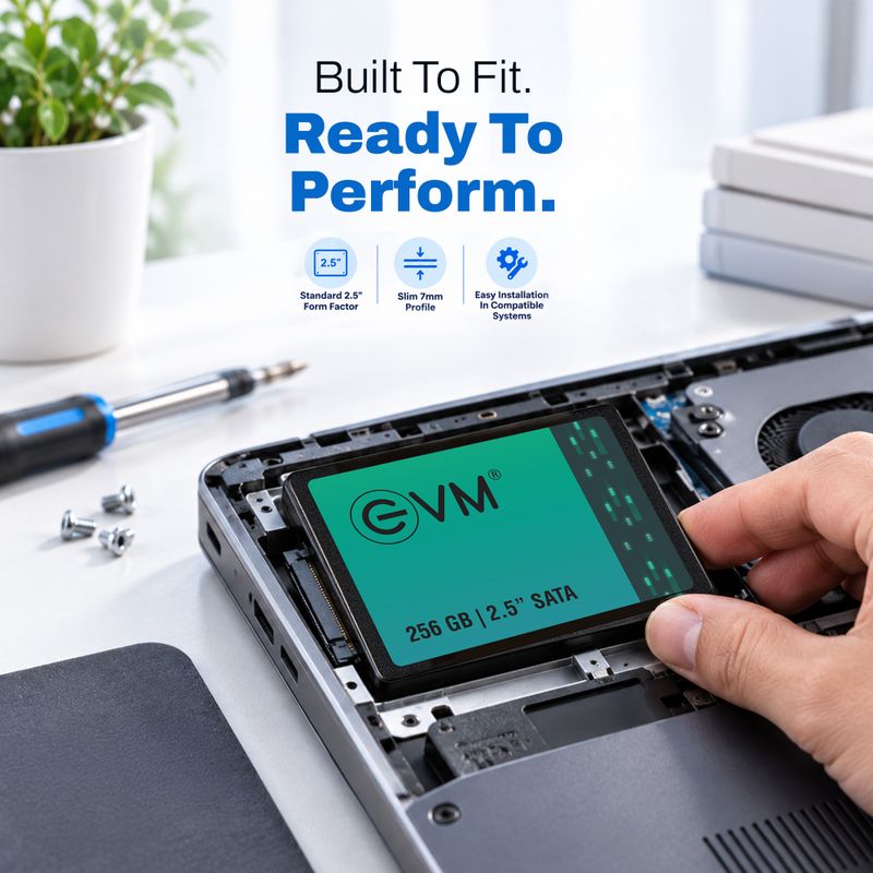 EVM EVM25 256GB Black SATA SSD - Image 5