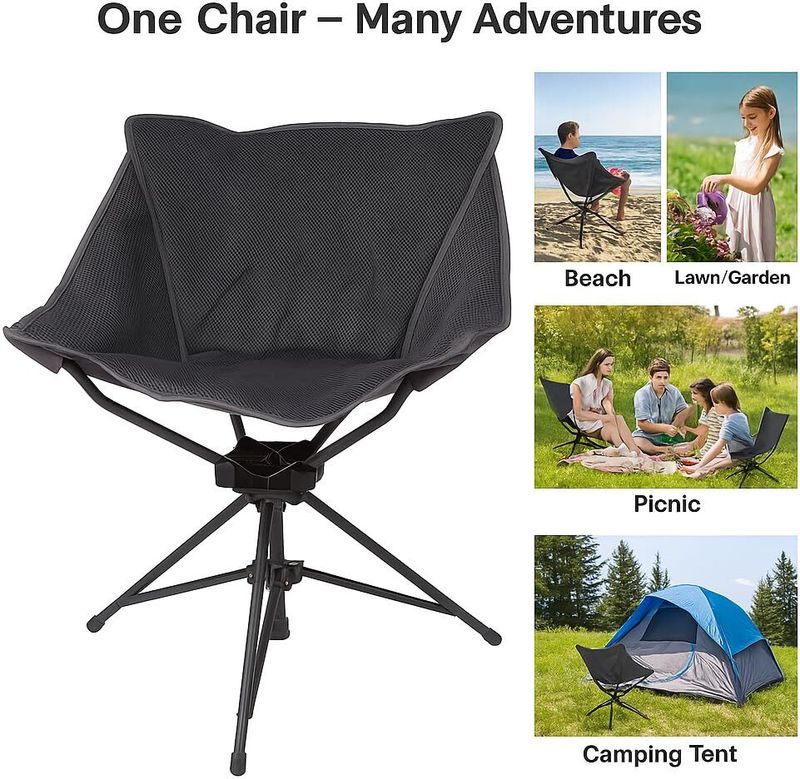 Kruvad Folding Camping Chair - Image 3