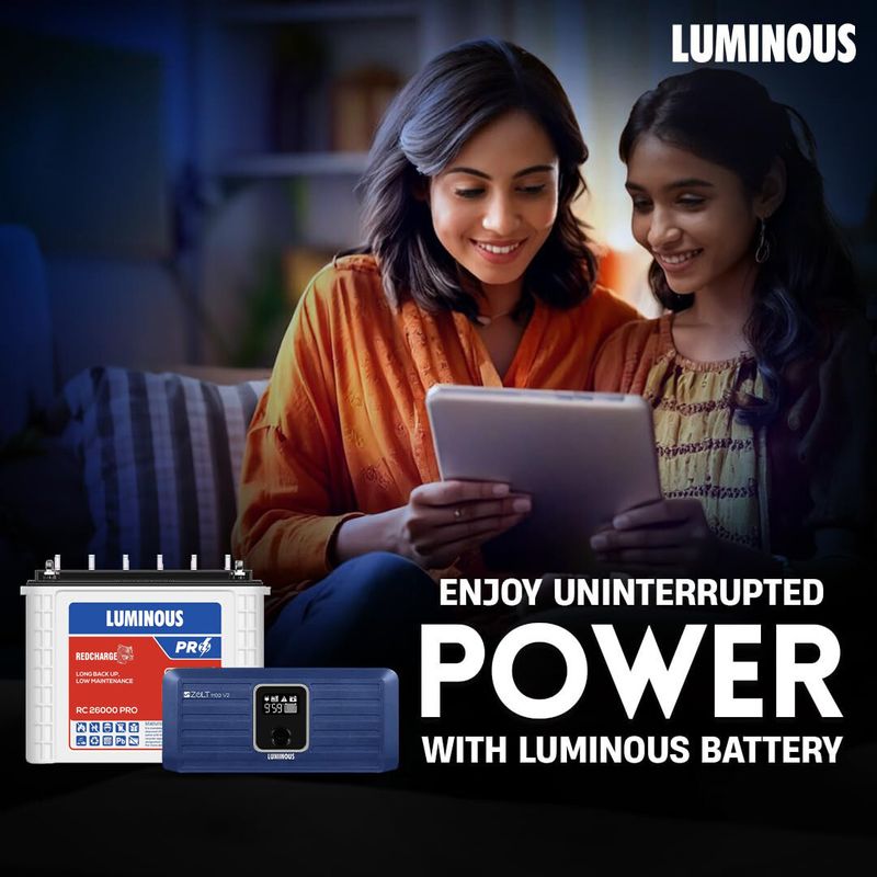 LUMINOUS 220 Ah Tubular Inverter Battery - Image 6