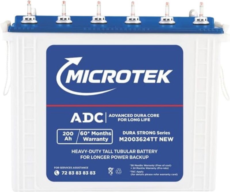 Microtek 200 Ah Tubular Inverter Battery - Image 3