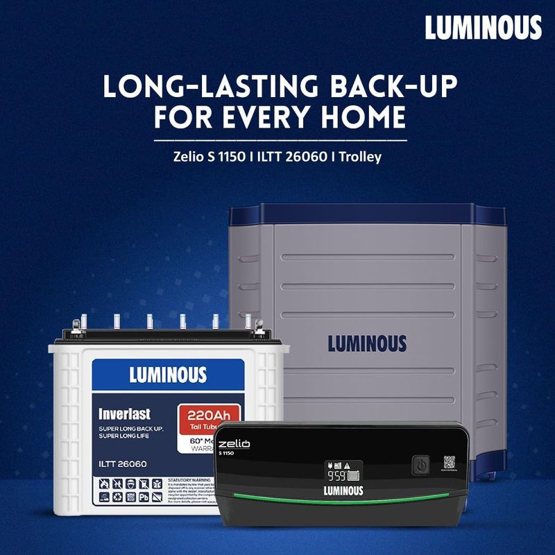 Luminous 220 Ah Tubular Inverter Battery - Image 3