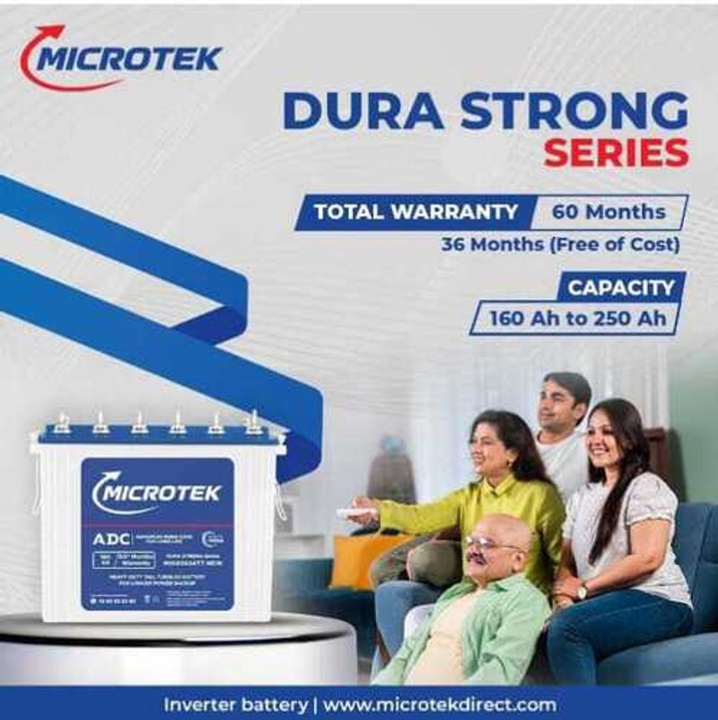 Microtek 200 Ah Tubular Inverter Battery - Image 5