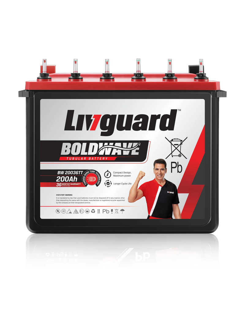 Livguard 3 Year Warranty Tubular Inverter Battery 200 Ah, BW20036TT
