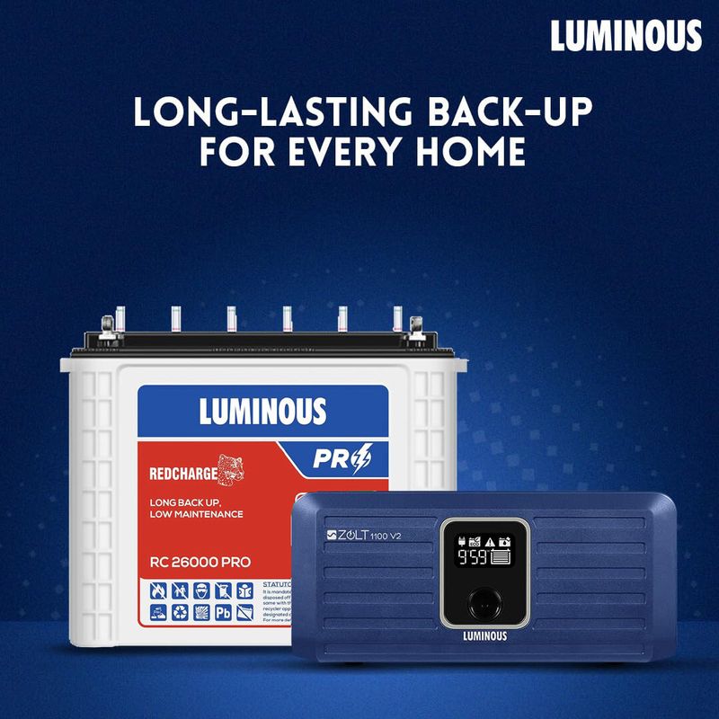 LUMINOUS 220 Ah Tubular Inverter Battery - Image 3