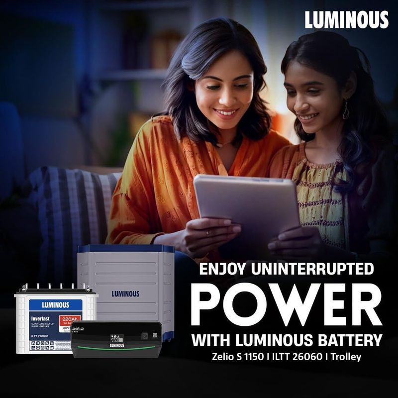 Luminous 220 Ah Tubular Inverter Battery - Image 6