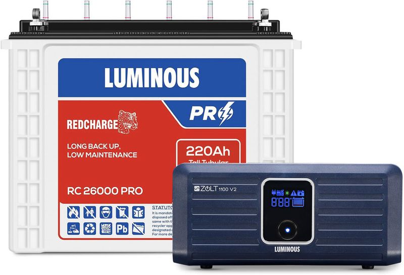LUMINOUS 220 Ah Tubular Inverter Battery - Image 2