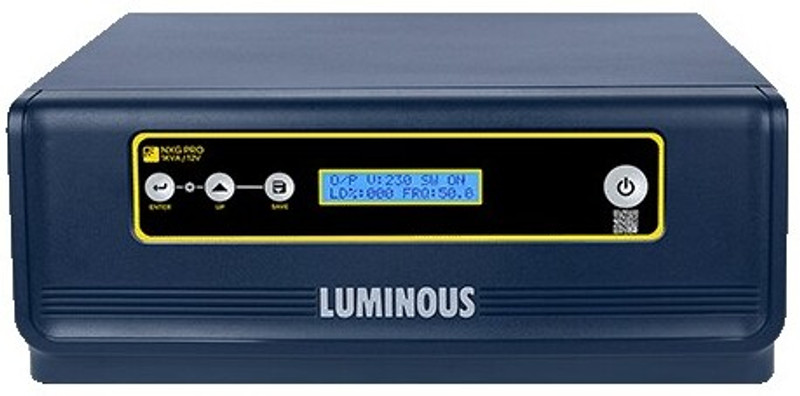 LUMINOUS NXG PRO 1KVA/12V with 3 Year Warranty Solar Compatible Pure Sine Wave Inverter 1000 VA