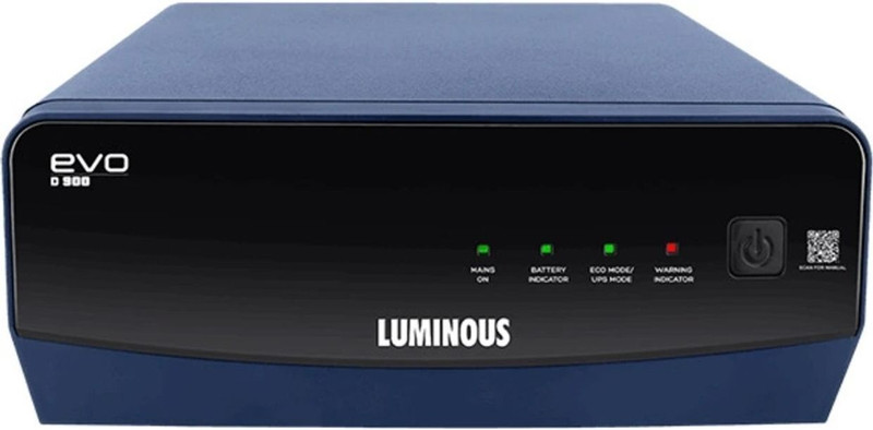LUMINOUS EVO EVOD900 with 36 Months Warranty Square Wave Inverter 800 VA
