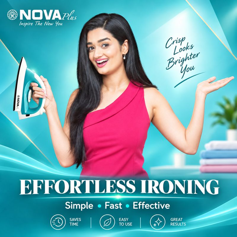Nova Plus Amaze NI 20 1100W Dry Iron - Image 4