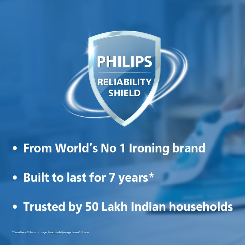 PHILIPS GC 181 1000W Dry Iron (Black) - Image 4