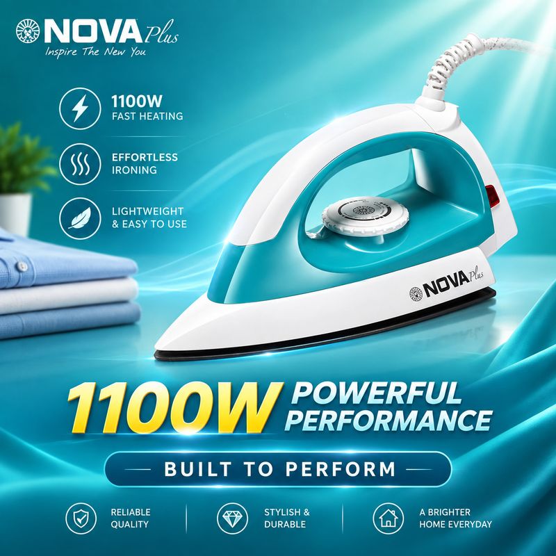 Nova Plus Amaze NI 20 1100W Dry Iron - Image 5