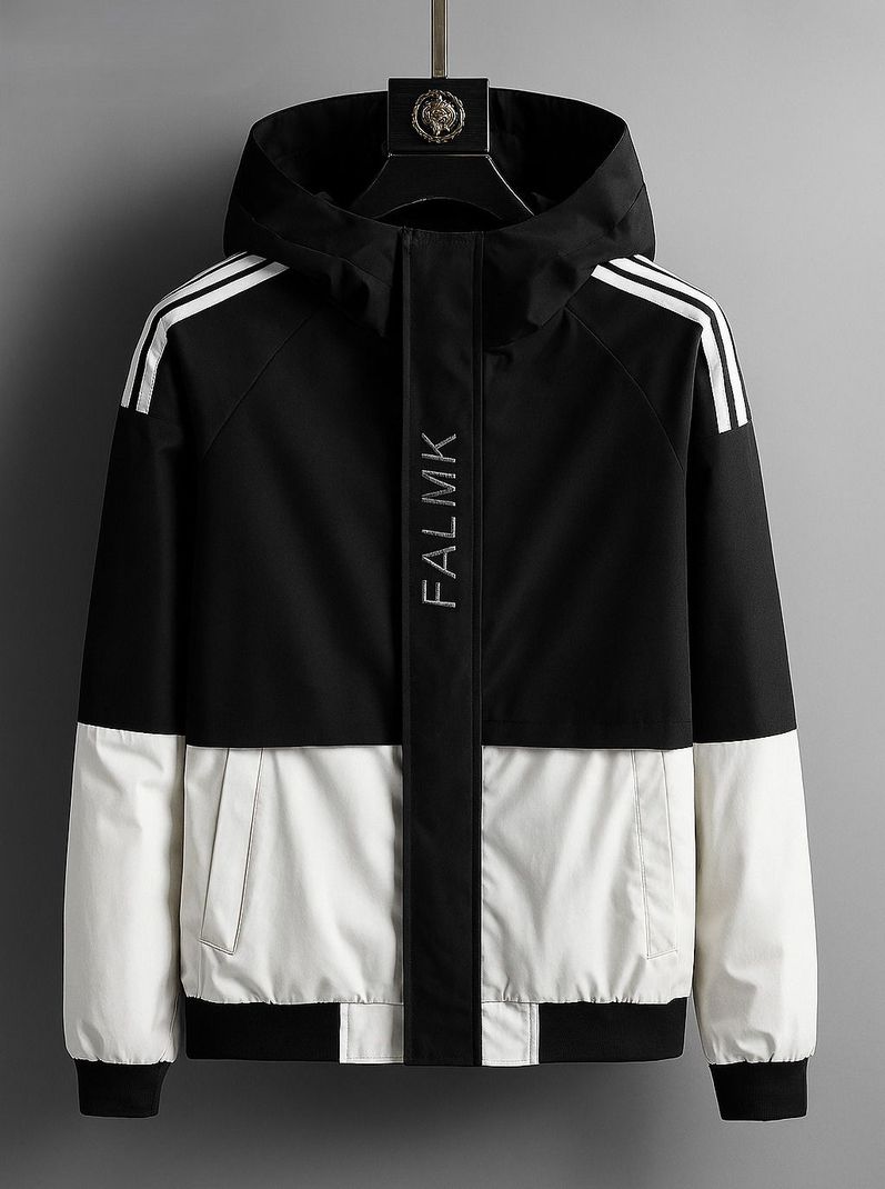 Men Colorblock Casual Jacket by Motrex - Image 2