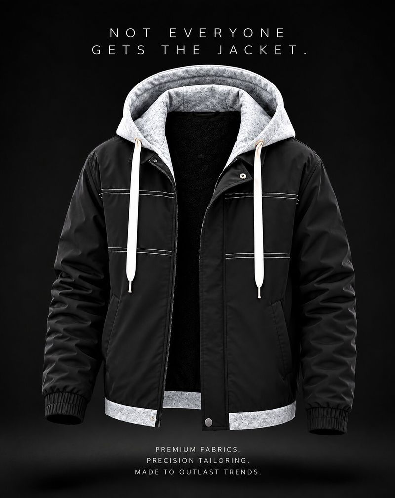 Plus91 Men Solid Bomber Jacket - Image 2