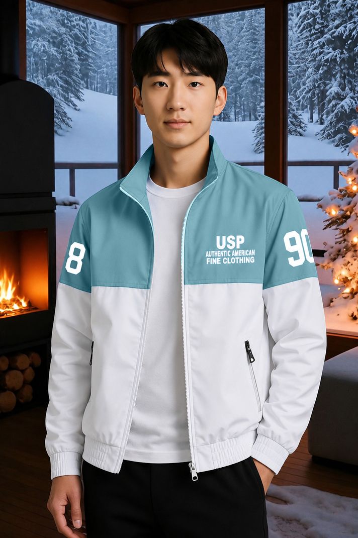 Plus91 Men Colorblock Casual Jacket - Image 5