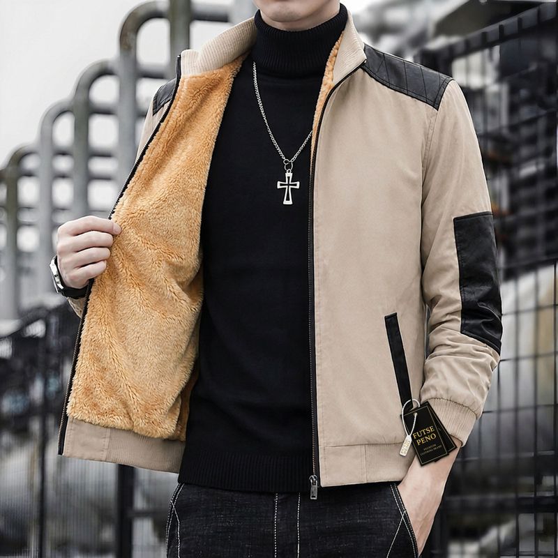 FUTSE PENO Men Colorblock Casual Jacket - Image 5