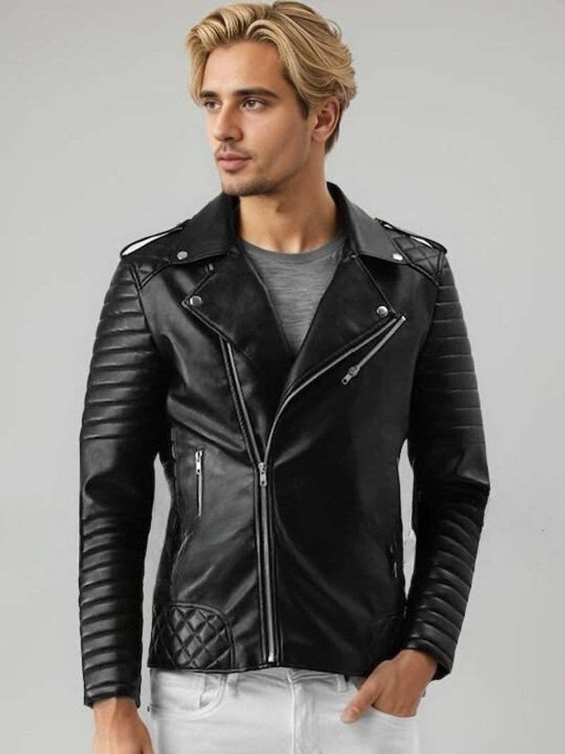 REY ZONE Men & Women Solid Biker/Riding Jacket - Image 5
