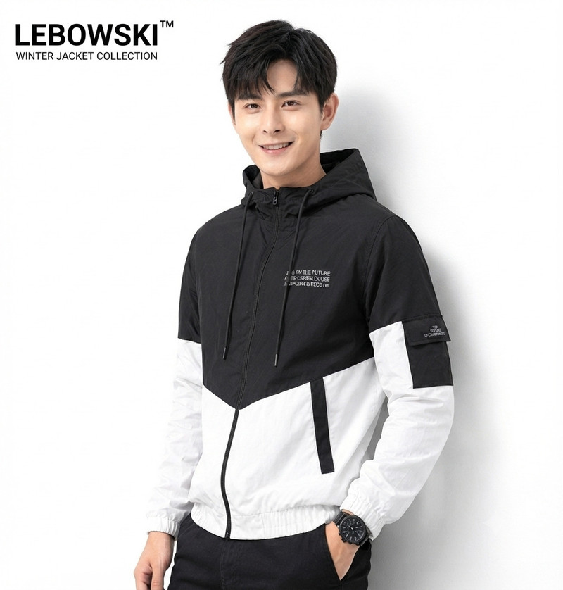 LEBOWSKI Men Colorblock Casual Jacket
