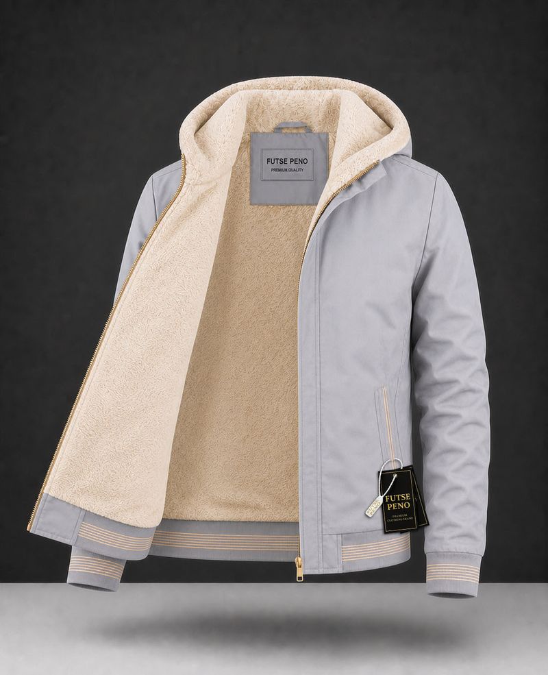 FUTSE PENO Men Striped Casual Jacket - Image 4
