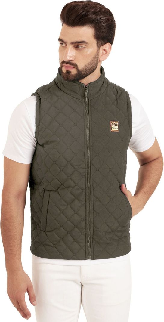 ARDLOR Men Solid Quilted Jacket - Image 4