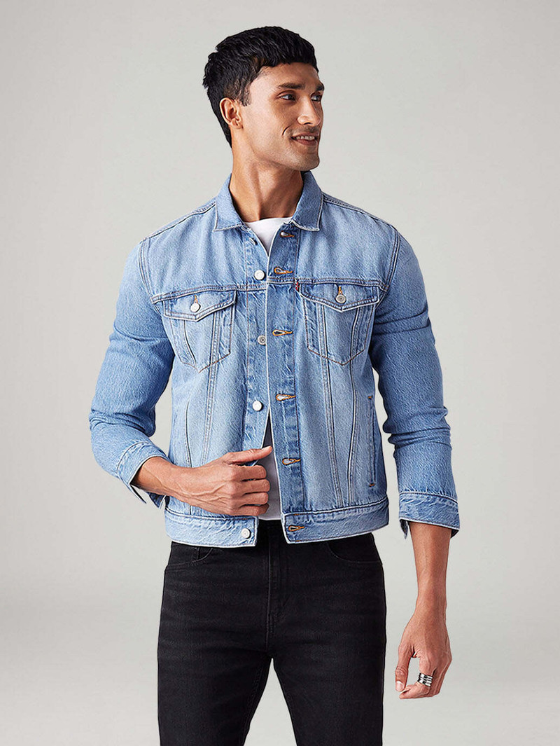 levi's men solid jacket