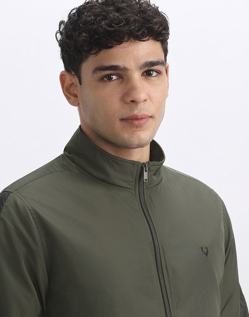 Men Solid Casual Jacket - Image 5