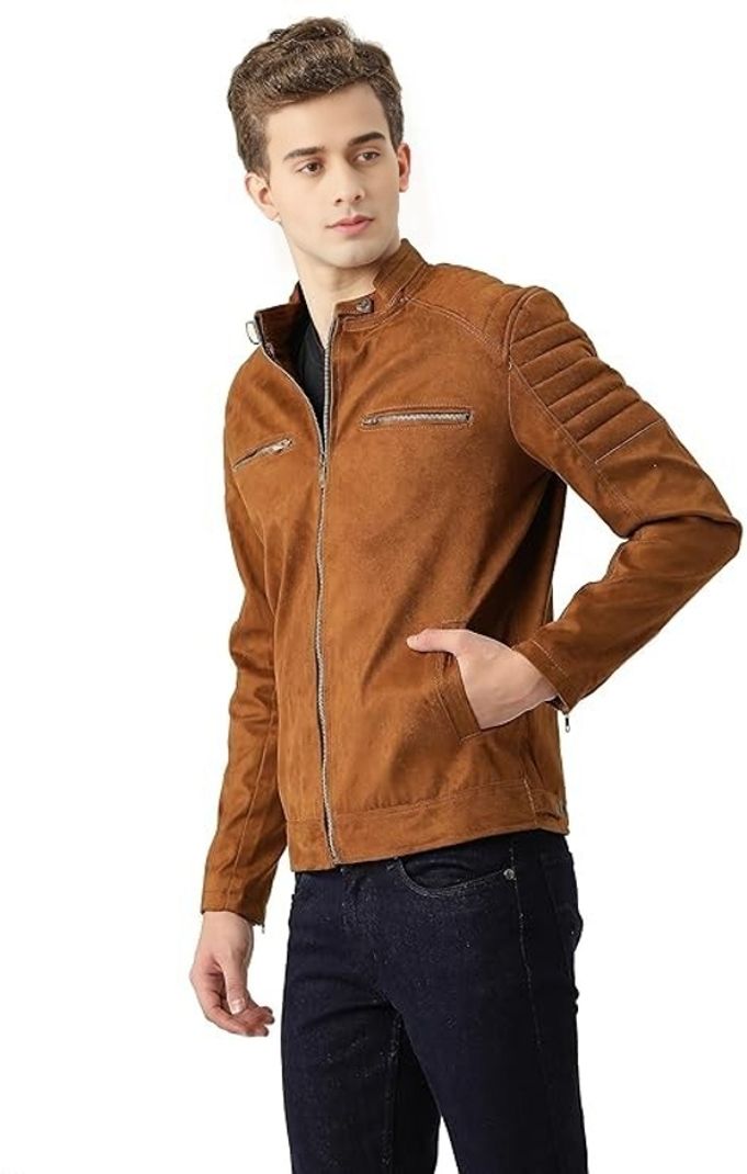 Premium Quality Men Biker Jacket - Image 5