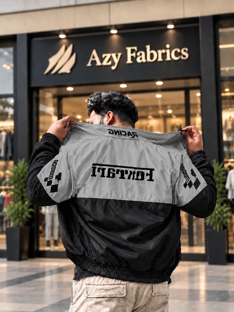 Azy Fabrics Men Printed Sports Jacket - Image 4