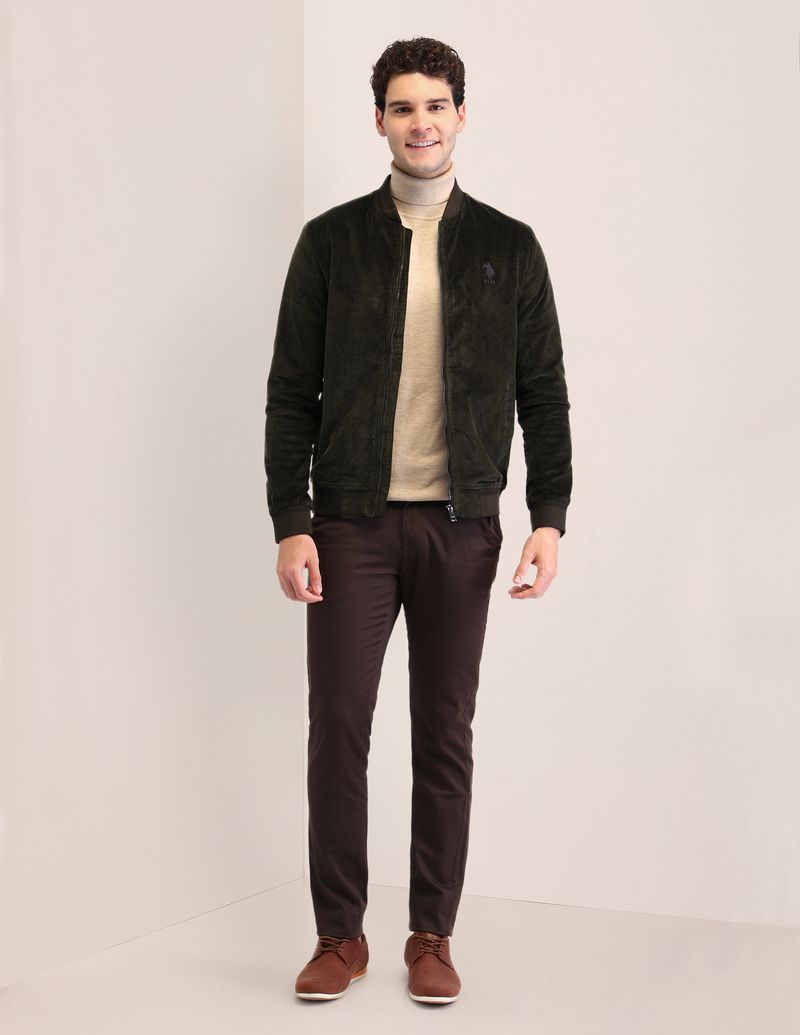 U.S. POLO ASSN. Men Printed Bomber Jacket - Image 5