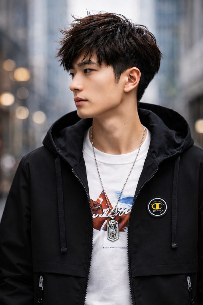 Azy Fabrics Men Printed Casual Jacket - Image 5