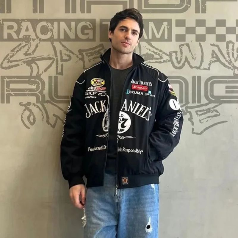 UrbanSkull Men & Women Printed Biker/Riding Jacket - Image 2