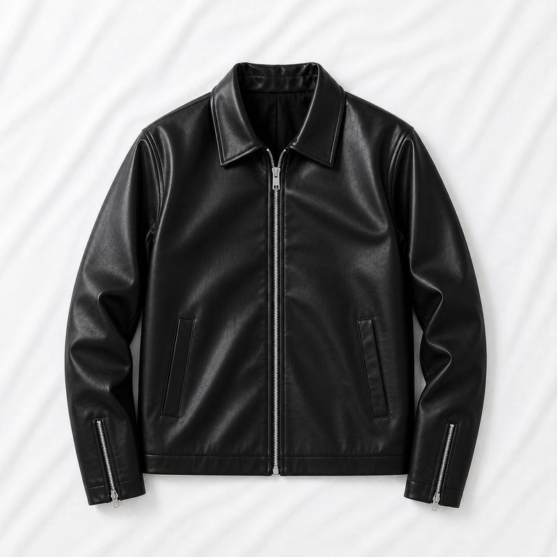 UrbanSkull Men & Women Solid Leather Jacket - Image 4