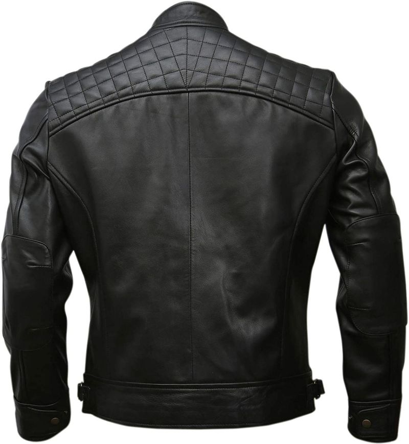 GEOCARTER Men Solid Biker/Riding Jacket - Image 3