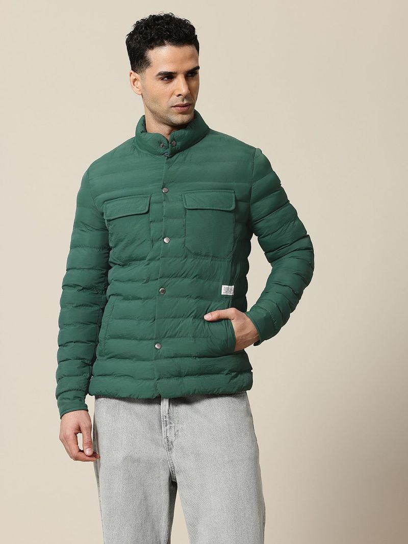 Mr Bowerbird Men Solid Puffer Jacket - Image 4