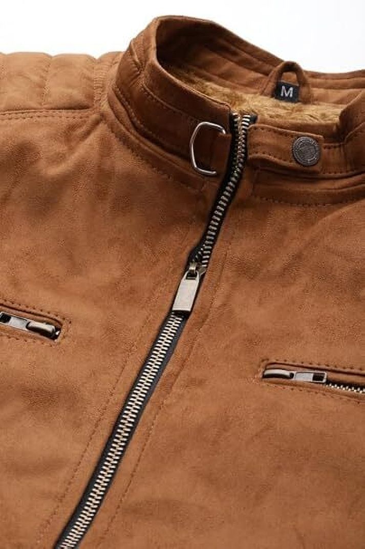 Premium Quality Men Biker Jacket - Image 6