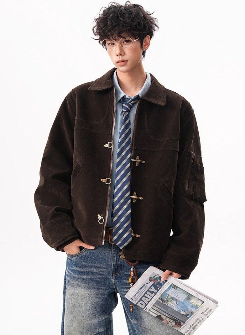 Mast & Harbour Men Self Design Bomber Jacket - Image 4
