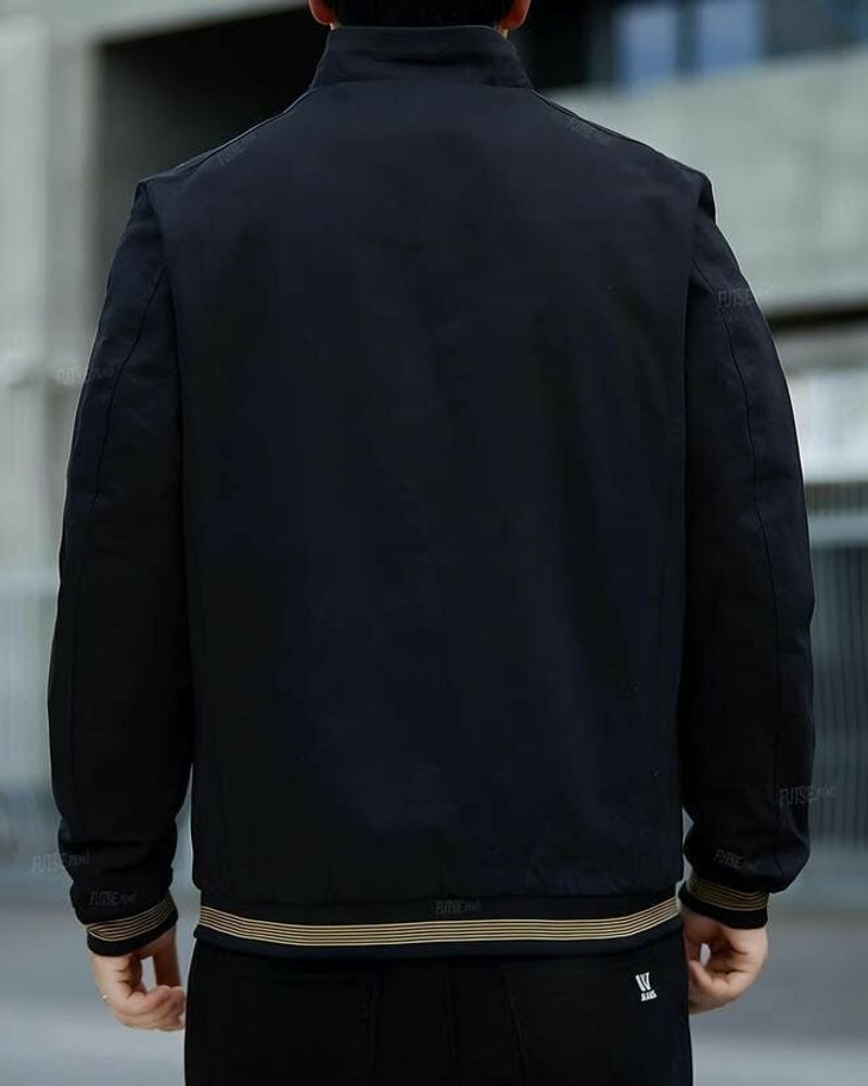 Tockcart traders Men Solid Bomber Jacket - Image 3