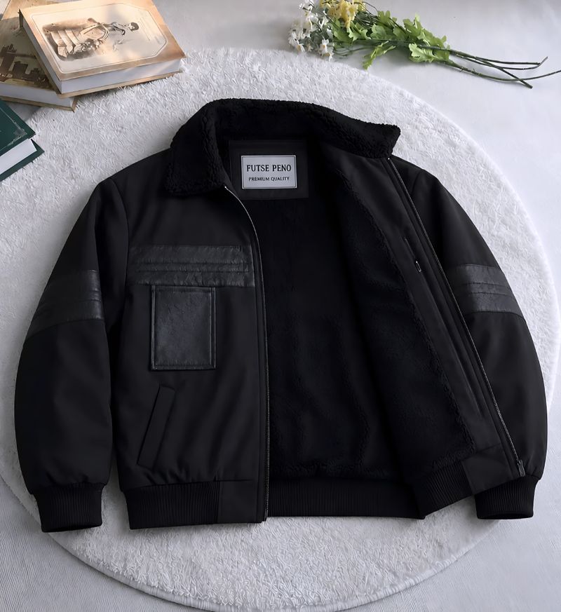 FUTSE PENO Men Solid Casual Jacket - Image 4