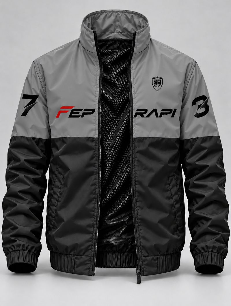 Azy Fabrics Men Colorblock Casual Jacket - Image 2