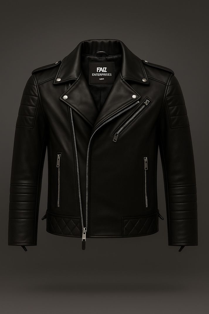 SNENTERPRISES Men Solid Biker/Riding Jacket - Image 2
