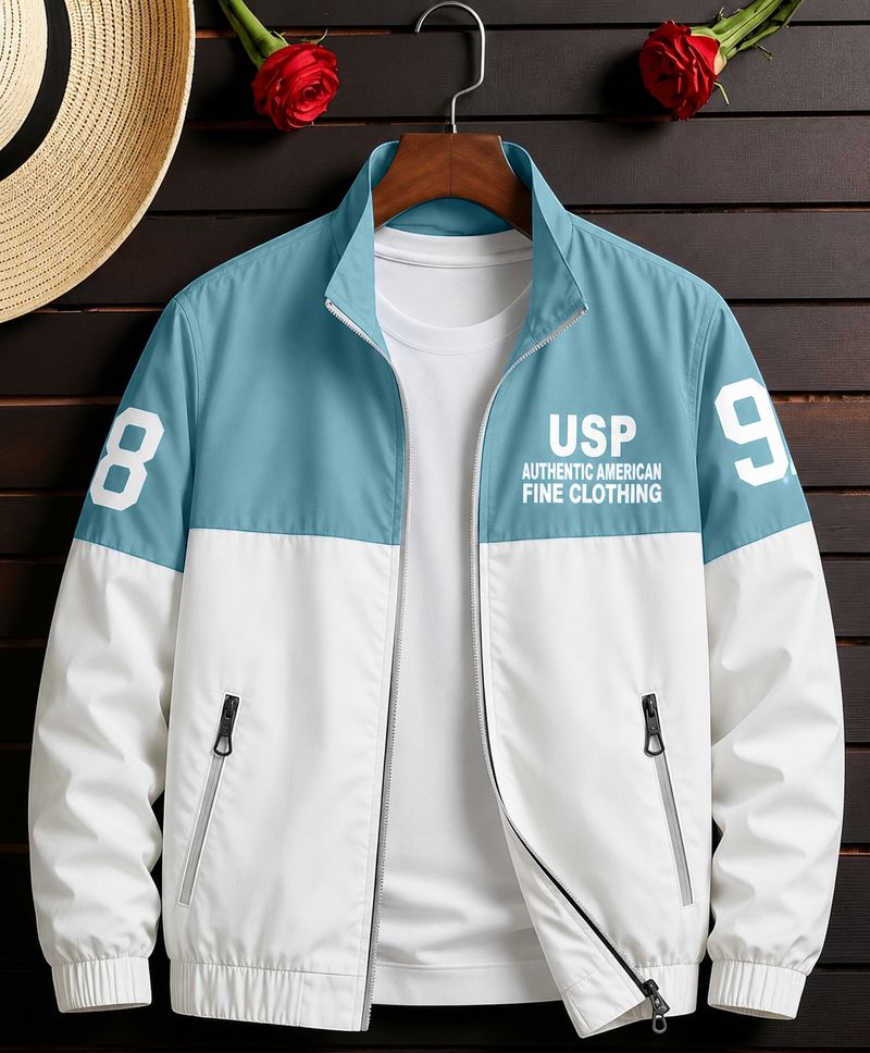Plus91 Men Colorblock Casual Jacket - Image 6