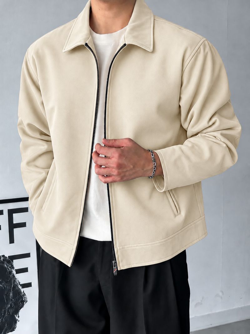 N AND J Men Solid Casual Jacket - Image 2