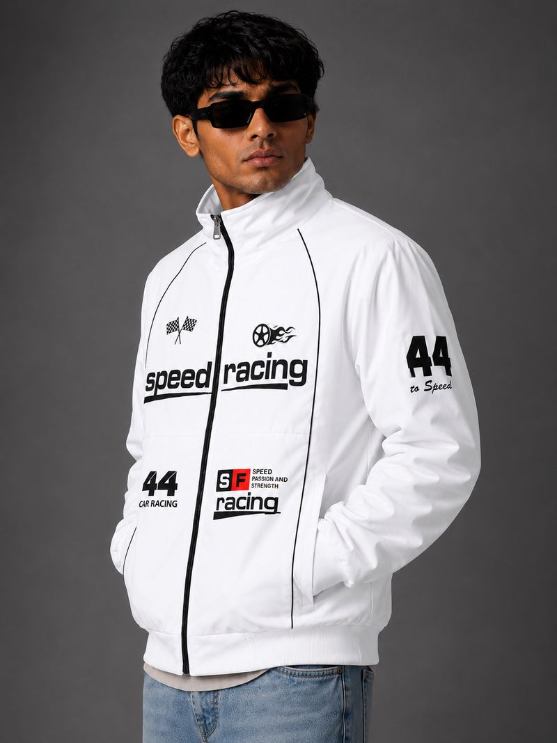ZEPPI Men Printed Biker/Riding Jacket - Image 4