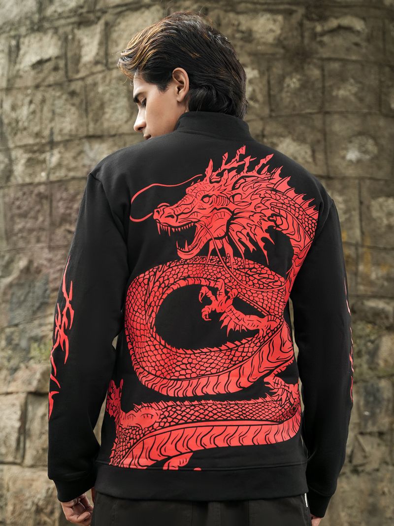 MyDesignation Men Graphic Print Bomber Jacket - Image 3