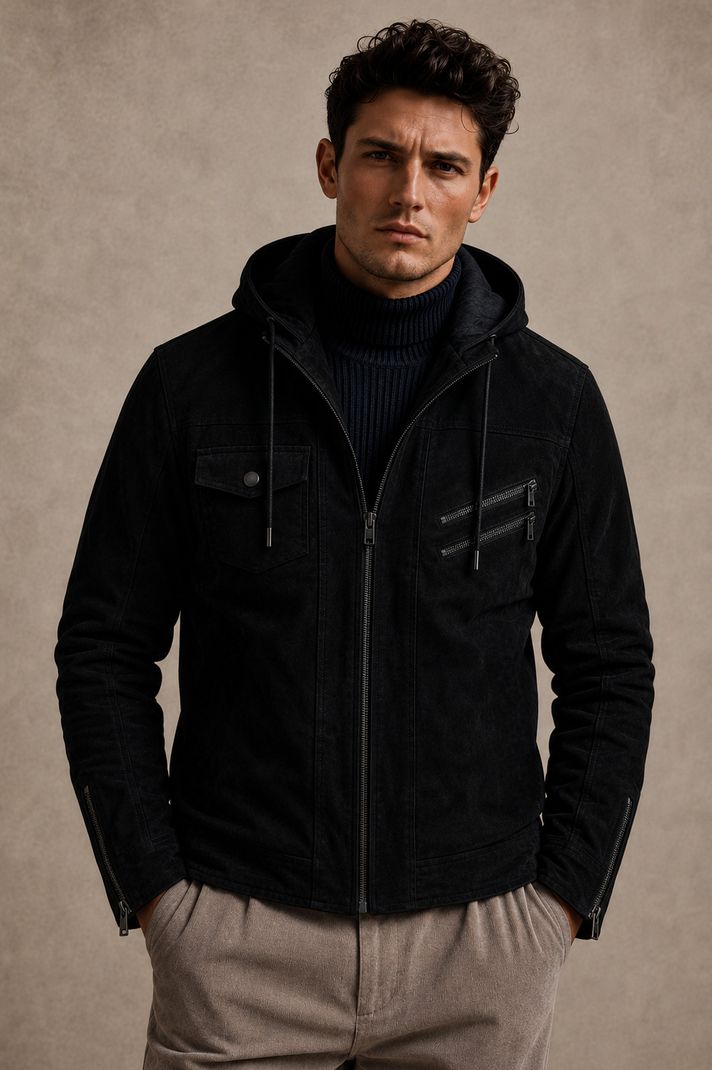 Blaq Ash Men Solid Biker/Riding Jacket - Image 4