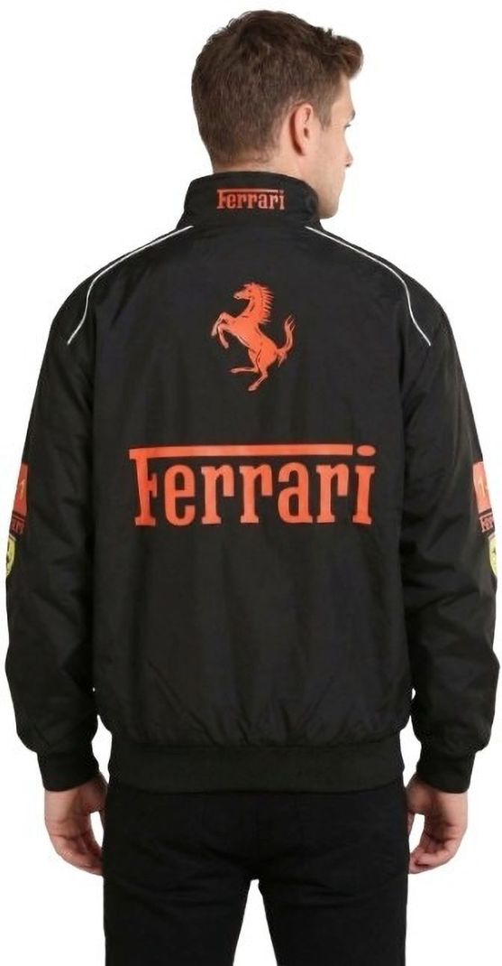 CLWN Men & Women Graphic Print Biker Jacket - Image 3