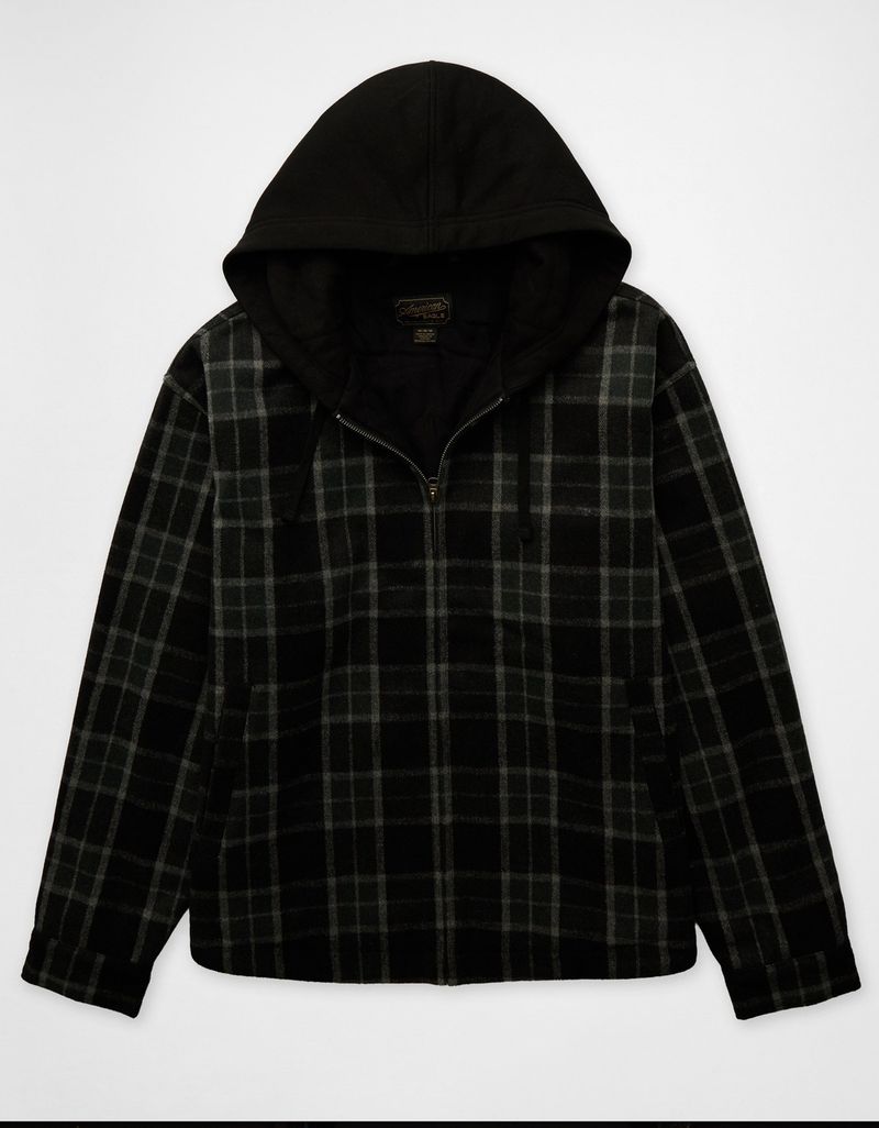 American Eagle Men Checkered Casual Jacket - Image 2