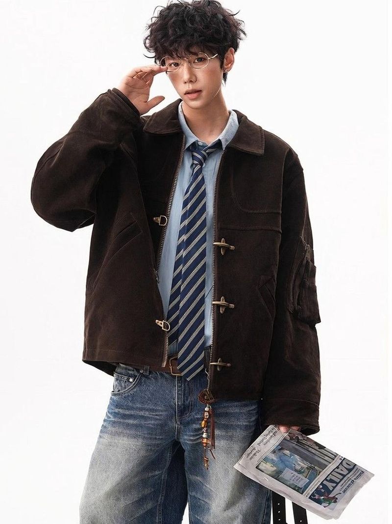 Mast & Harbour Men Self Design Bomber Jacket - Image 2