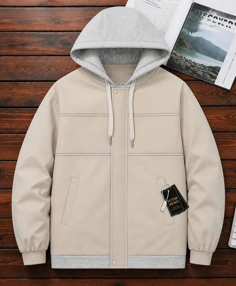 FUTSE PENO Men & Women Colorblock Casual Jacket - Image 5